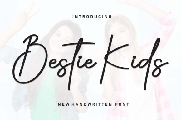 Bestie Kids: A Handwritten Font for Heartfelt Designs