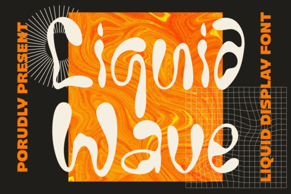 Exploring the Dynamic Appeal of Liquid Wave Typography